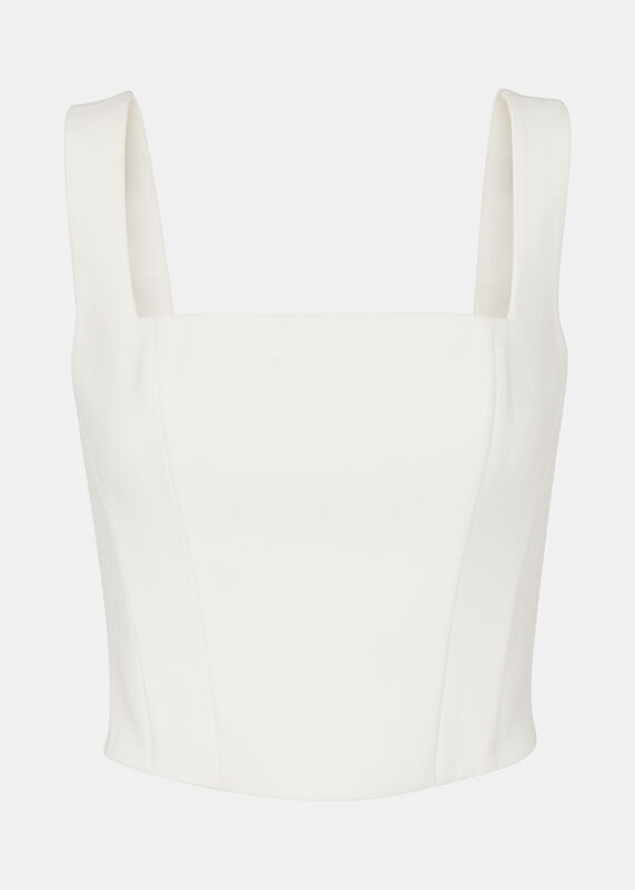 Ivory Structured Corset Bridal Top